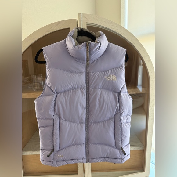 The North Face Jackets & Blazers - The North Face Light Lavender Quilted 550 Down Vest